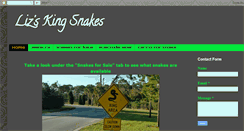 Desktop Screenshot of lizskingsnakes.com